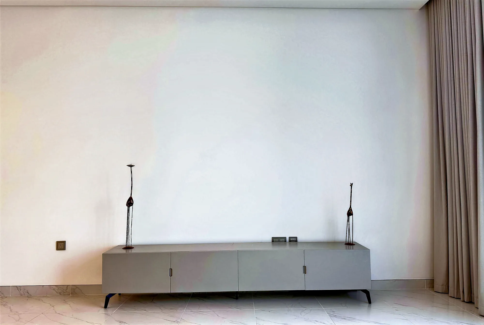 TV unit and living wall