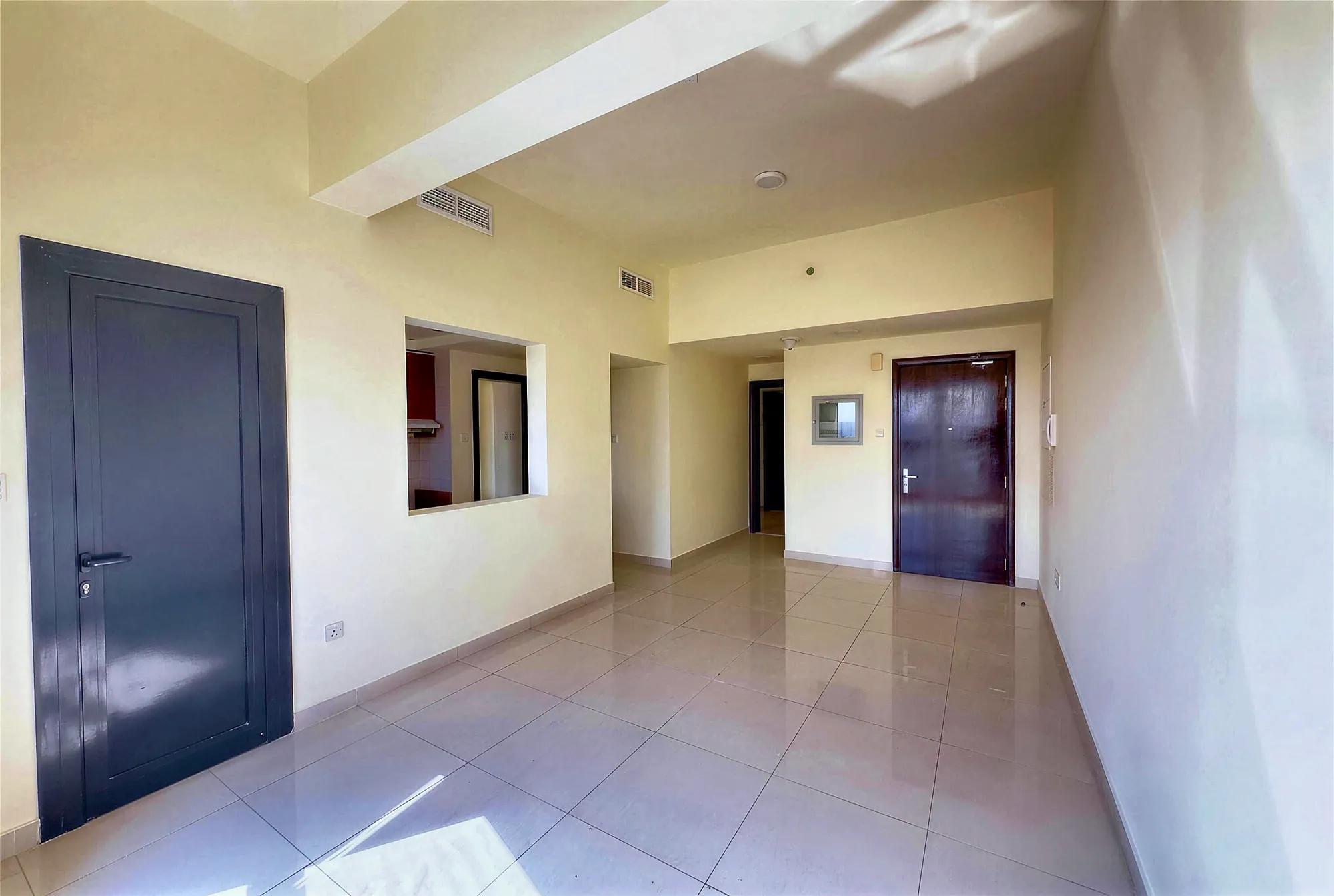 Entrance and living area