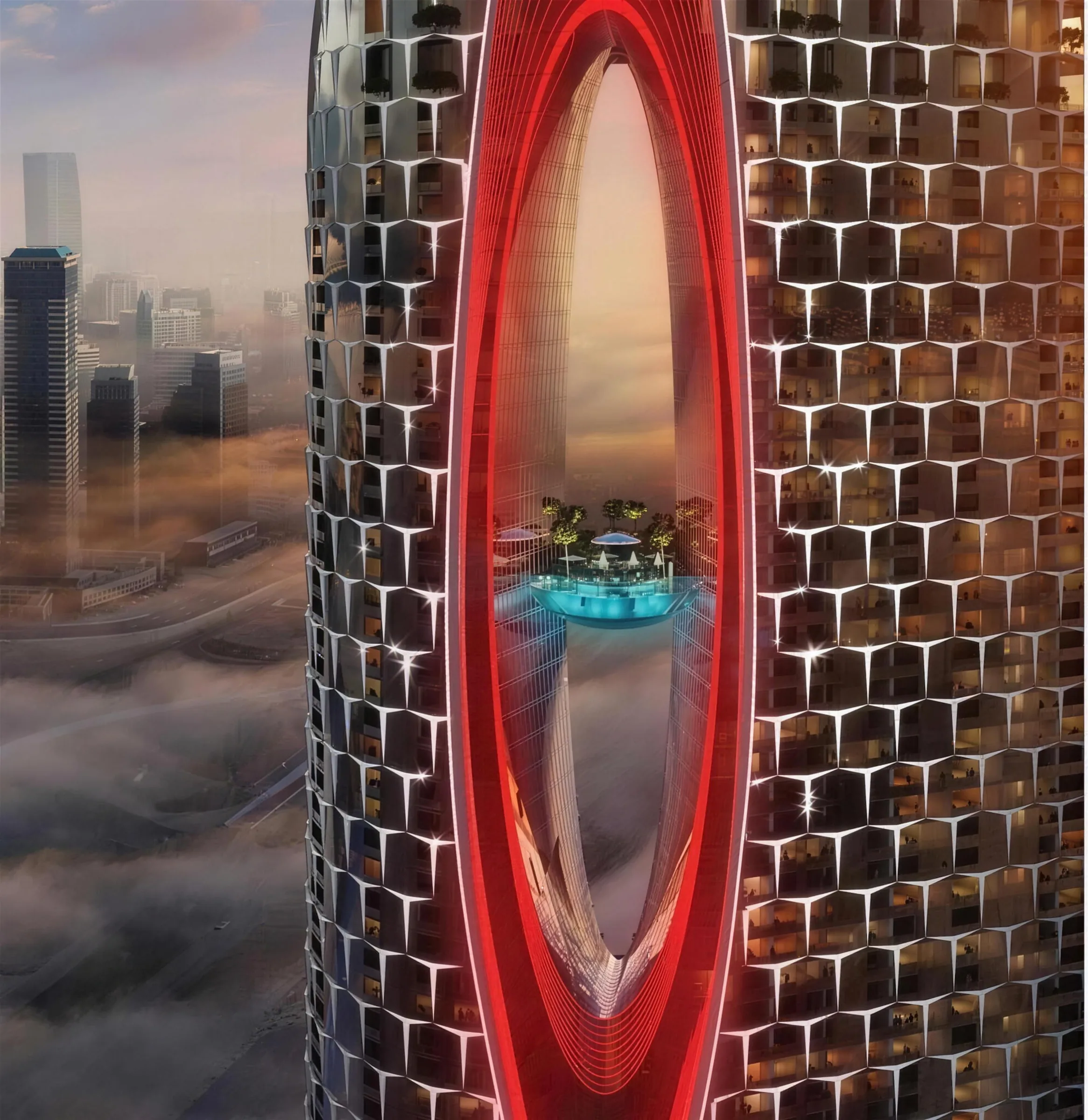 القلب الياقوتي — تصميم تخيّلي