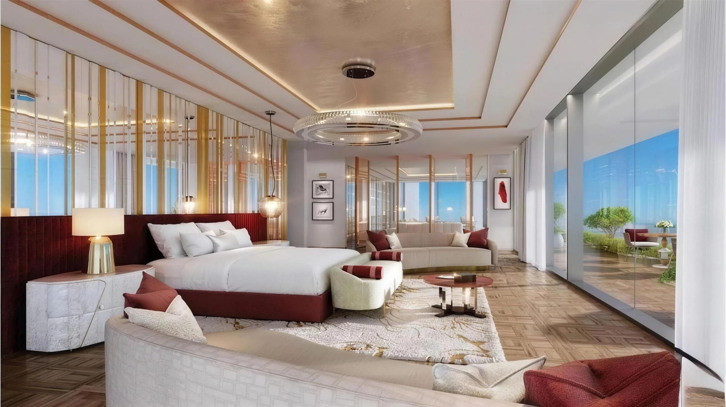 Residence bedroom — render