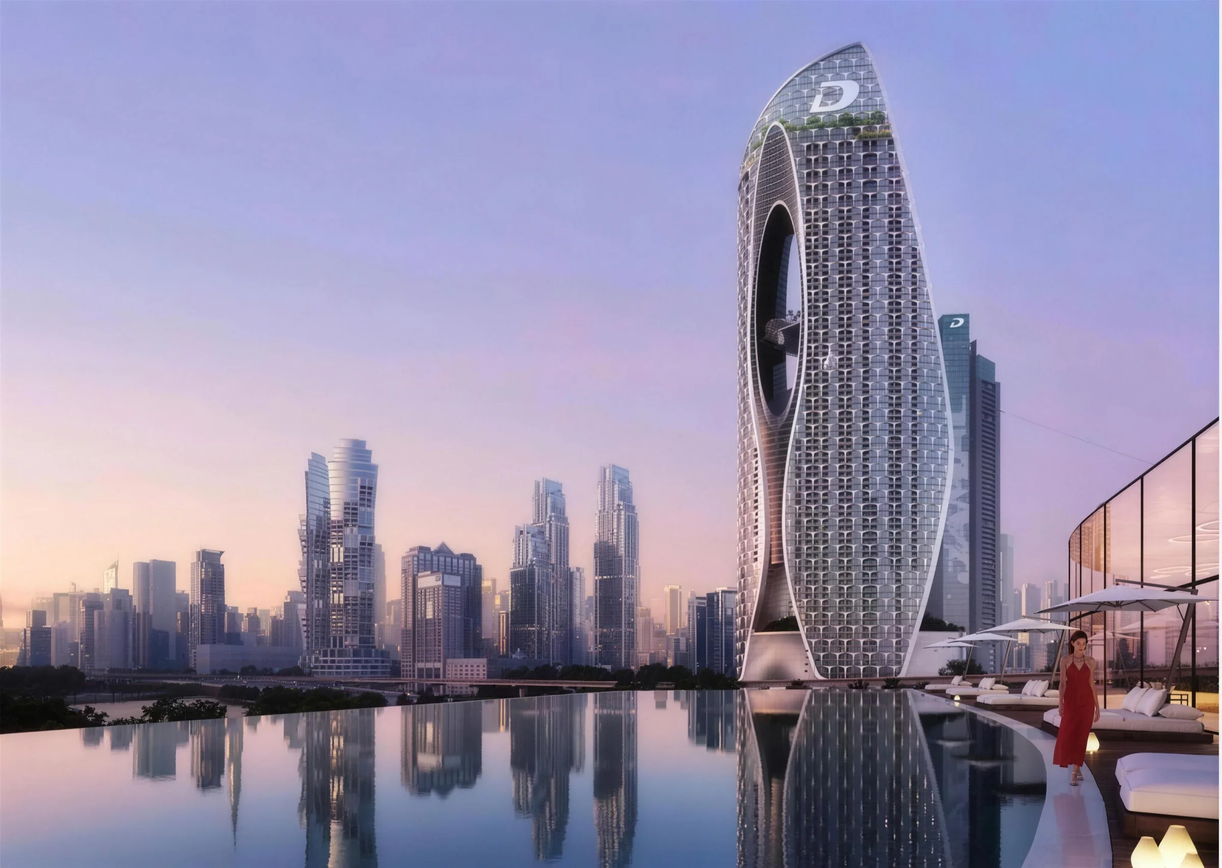 Safa Two by de GRISOGONO tower, Business Bay — render